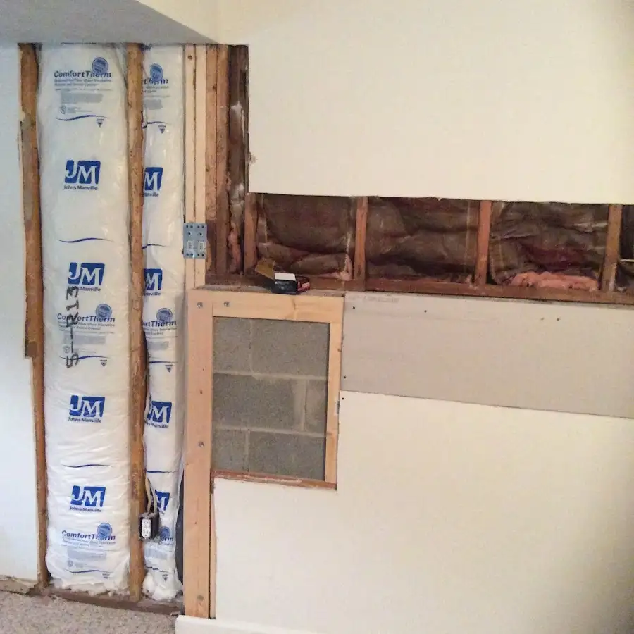 Wall insulation replacement during Structural Drying in Sangaree